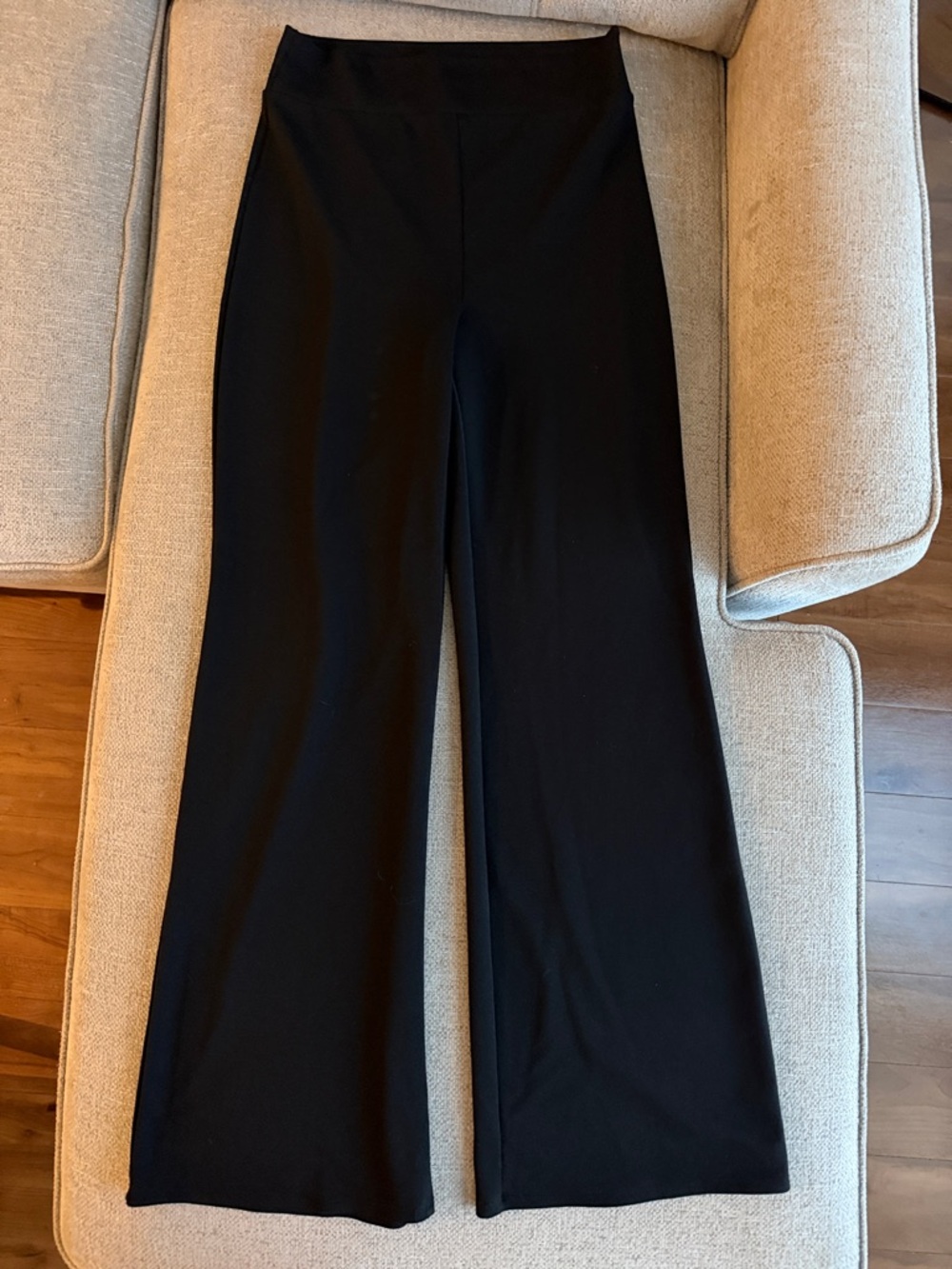 Windsor Black Boot-Cut Stretch Pants